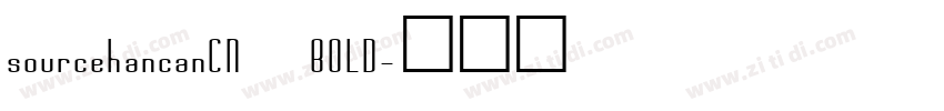 sourcehancanCN BOLD字体转换